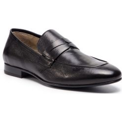 Półbuty FABI - FU9291A Nero. Czarne eleganckie półbuty Fabi, z aplikacjami, ze skóry, bez obcasa, bez zapięcia. W wyprzedaży za 729.00 zł.