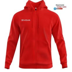 Bluza Sportowa Givova Polarfleece 500 4XL. Czerwone t-shirty sportowe Givova, bez wzorów, z poliesteru, bez ramiączek. Za 105.73 zł.