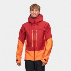 Kurtka trekkingowa hardshell męska Alpinus Besso. Brązowe kurtki Alpinus, m, bez wzorów, z hardshellu, bez kaptura. Za 699.00 zł.