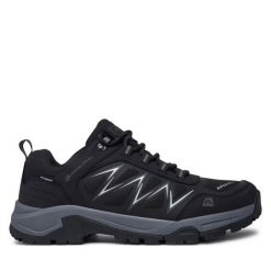 Trekkingi ALPINE PRO. Czarne buty trekkingowe Alpine Pro, bez wzorów, bez zapięcia. Za 429.99 zł.