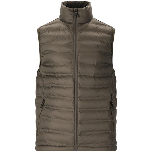 Kurtka puchowa bez rękawów Whistler Froze. Brązowe kurtki WHISTLER, bez wzorów, z puchu, bez kaptura. W wyprzedaży za 300.00 zł.