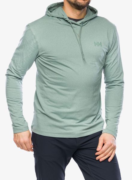Bluza z kapturem męska Helly Hansen Verglas Light Hoodie. Zielone bluzy z kapturem Helly Hansen, m, bez wzorów, z elastanu, z kapturem. Za 360.35 zł.