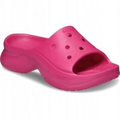 Klapki Dla Dorosłych Crocs Bae Slide. Żółte klapki Crocs, z materiału. Za 191.99 zł.