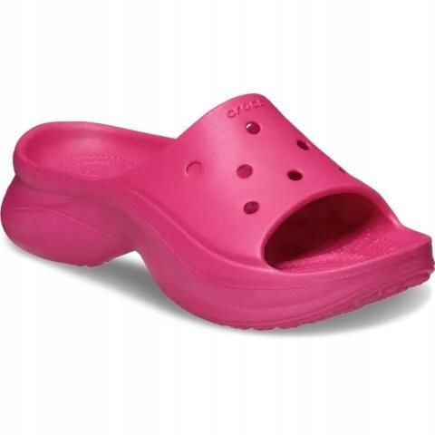 Klapki Dla Dorosłych Crocs Bae Slide. Żółte klapki Crocs, z materiału. Za 191.99 zł.
