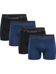 Bokserki Hummel Marston (x4). Czarne bokserki Hummel, m, bez wzorów, z bawełny. Za 139.00 zł.