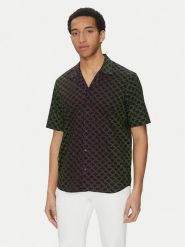 KARL LAGERFELD Koszula 605445 552689 Czarny Regular Fit. Czarne koszule KARL LAGERFELD, l, bez wzorów, z bawełny, bez kołnierzyka, bez ramiączek. Za 379.99 zł.