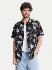 Quiksilver Koszula Apero Classic Ss EQYWT04605 Czarny Regular Fit. Czarne koszule Quiksilver, m, bez wzorów, z bawełny, bez kołnierzyka, bez ramiączek. Za 229.99 zł.