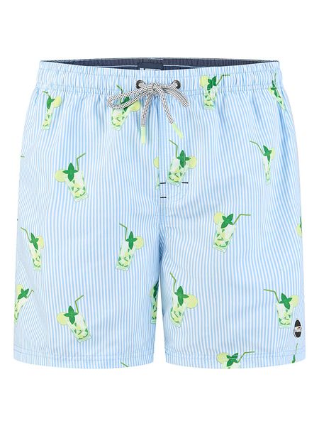 Happy Shorts Szorty kąpielowe w kolorze błękitnym rozmiar: M. Niebieskie kąpielówki Happy Shorts, m, bez wzorów, z materiału. Za 85.95 zł.