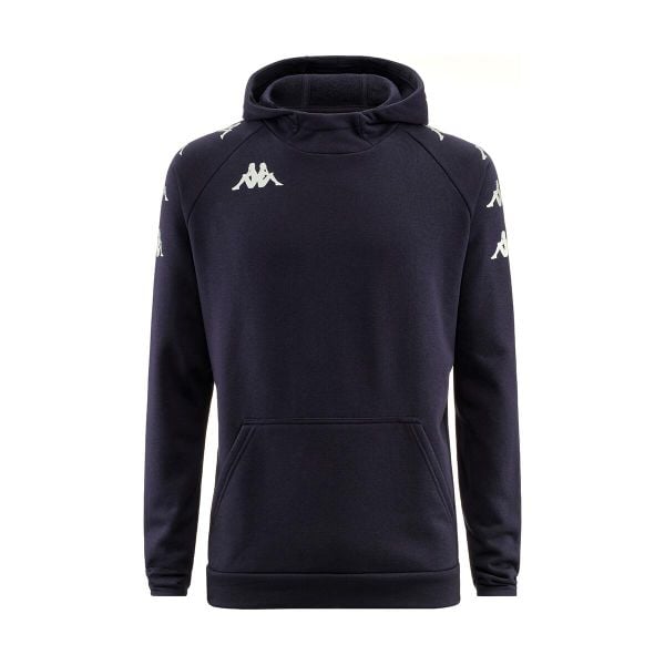 Bluza Kappa Diano. Niebieskie bluzy z kapturem Kappa, xl, bez wzorów, z bawełny, z kapturem. Za 228.85 zł.