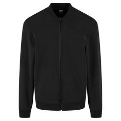 Kurtka Męska Cozy Varsity. Czarne kurtki Urban Classics, m, bez wzorów, bez kaptura. Za 186.99 zł.