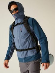 Dare 2b Kurtka przeciwdeszczowa "Torrek II" w kolorze niebieskim rozmiar: 3XL. Niebieskie kurtki outdoor i hardshell Dare 2B, m, bez wzorów, bez kaptura. Za 165.99 zł.