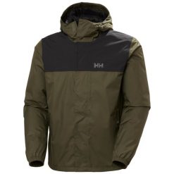 Kurtka wodoodporna z kapturem Helly Hansen Vancouver Fleece Lined. Zielone kurtki Helly Hansen, m, bez wzorów, z polaru, z kapturem. W wyprzedaży za 569.90 zł.
