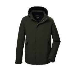 Windbreaker Killtec Kow 4. Czarne kurtki softshell KILLTEC, bez wzorów, z softshellu, bez kaptura. Za 526.00 zł.