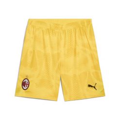 Męskie szorty bramkarskie AC Milan 24/25 PUMA Yellow Blaze Pelé. Żółte szorty Puma, l, bez wzorów, sportowe. W wyprzedaży za 134.00 zł.