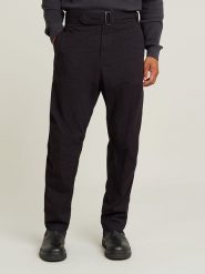 G-Star Spodnie - Tapered fit - w kolorze czarnym rozmiar: W30. Czarne spodnie materiałowe G-Star, bez wzorów, z materiału, retro. Za 199.03 zł.
