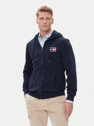 Tommy Hilfiger Bluza American MW0MW39691 Granatowy Regular Fit. Niebieskie bluzy Tommy Hilfiger, l, bez wzorów, z bawełny, bez kaptura. Za 419.99 zł.