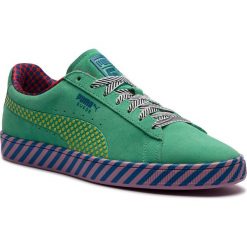Sneakersy PUMA - Suede Classic Pop Culture 367776 01 Biscay Green/Vibrant Yellow. Zielone buty sportowe casual marki Puma, z materiału. W wyprzedaży za 279.00 zł.