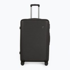 Walizka podróżna KADVA Palero 95. Czarne walizki KADVA, bez wzorów, z materiału, duże. Za 179.99 zł.