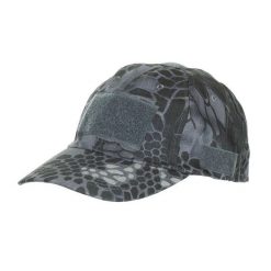 Czapka baseball Combat kamuflaż snake black. Brązowe czapki z daszkiem MFH MAX FUCHS, bez wzorów. Za 29.99 zł.