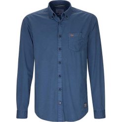 Koszula "Dan" - Regular fit - w kolorze niebieskim. Niebieskie koszule Camel Active, m, bez wzorów, z bawełny, bez kołnierzyka, bez ramiączek. W wyprzedaży za 109.95 zł.