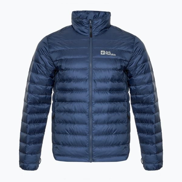 Kurtka męska Jack Wolfskin Pilvi Down. Niebieskie kurtki Jack Wolfskin, m, bez wzorów, bez kaptura. Za 629.99 zł.