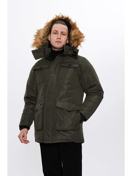 CANADA weather gear Kurtka zimowa w kolorze khaki rozmiar: XL. Brązowe kurtki CANADA weather gear, na zimę, xl, bez wzorów, bez kaptura. Za 287.84 zł.