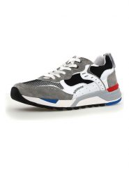 Voile Blanche Skórzane sneakersy w kolorze szaro-białym rozmiar: 42. Białe buty sportowe casual Voile Blanche, bez wzorów, z materiału, bez zapięcia. Za 505.13 zł.