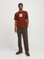 Jack & Jones Koszulka w kolorze jasnobrązowym rozmiar: S. Brązowe bezrękawniki Jack & Jones, s, bez wzorów, z bawełny, bez kołnierzyka, bez ramiączek. Za 48.39 zł.