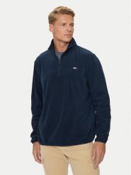 Tommy Jeans Polar Flag DM0DM20508 Granatowy Regular Fit. Niebieskie bluzy z polaru Tommy Jeans, m, bez wzorów, z jeansu, bez kaptura. Za 279.99 zł.