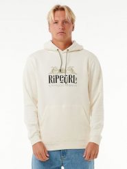Rip Curl Bluza "Down The Line" w kolorze kremowym rozmiar: L. Brązowe bluzy Rip Curl, l, bez wzorów, z bawełny, z kapturem. Za 136.13 zł.