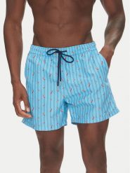 HOM Szorty kąpielowe Espelette 402993 Błękitny Regular Fit. Niebieskie kąpielówki HOM, m, bez wzorów, z syntetyku. Za 299.99 zł.