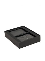 BOSS Zestaw portfel i etui na karty Gift-boxed 50536901 Czarny. Czarne portfele Boss, bez wzorów, ze skóry. Za 439.99 zł.