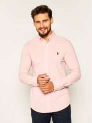 Polo Ralph Lauren Koszula Classics 710654408049 Różowy Regular Fit. Czerwone koszule Polo Ralph Lauren, m, bez wzorów, z bawełny, bez kołnierzyka, bez ramiączek. Za 579.99 zł.