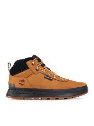 Timberland Trzewiki Field Trekker Mid Hiker TB0A1ZQH2311 Brązowy. Brązowe botki sznurowane Timberland, bez wzorów, z nubiku, bez obcasa, bez zapięcia. Za 729.99 zł.