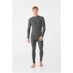 Bielizna męska VIKING Shuter Merino Man Set. Szara bielizna termoaktywna Viking, na zimę, m, bez wzorów, z materiału, bez ramiączek, narciarskie. Za 429.00 zł.