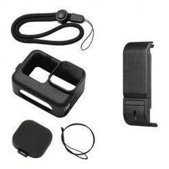 Obudowa silikonowa PULUZ do GoPro 9/10/11/12 (czarna). Czarne zegarki sportowe PULUZ. Za 39.00 zł.