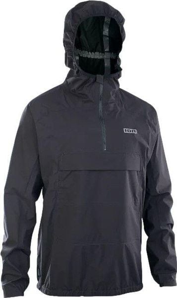 Kurtka rowerowa unisex ION Shelter Anorak. Czarne kurtki ION, l, bez wzorów, bez kaptura. Za 818.80 zł.