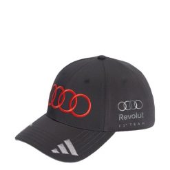 Czapka Audi Revolut F1 Team Gabriel Bortoleto. Czarne czapki z daszkiem Adidas, bez wzorów, z materiału. Za 239.00 zł.