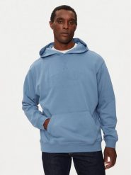 New Balance Bluza MT43500 Niebieski Regular Fit. Niebieskie bluzy New Balance, m, bez wzorów, z bawełny, bez kaptura. Za 259.99 zł.
