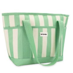 Torba turystyczna termiczna Spokey Acapulco. Białe torby na ramię Spokey, bez wzorów, z materiału, na ramię, bez dodatków. Za 37.99 zł.