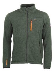 Peak Mountain Kurtka polarowa "Cemo" w kolorze zielonym rozmiar: XXL. Zielone kurtki Peak Mountain, xxl, bez wzorów, z polaru, bez kaptura. Za 173.99 zł.