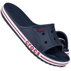 Klapki sportowe na basen Crocs CROCBAND. Białe klapki Crocs. W wyprzedaży za 129.00 zł.