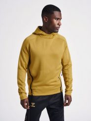 Bluza z kapturem Hummel Cima XK. Brązowe bluzy z kapturem Hummel, na zimę, m, bez wzorów, z dresówki, z kapturem. Za 222.05 zł.