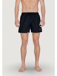 EA7 Emporio Armani Szorty kąpielowe 7M001677 AF13019 MC026 Czarny Regular Fit. Czarne kąpielówki EA7 Emporio Armani, m, bez wzorów, z syntetyku. Za 273.05 zł.