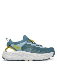 Hoka Sandały Hopara 2 1147650 Niebieski. Niebieskie sandały HOKA, z materiału, bez zapięcia. Za 499.99 zł.