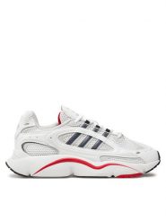 Adidas Sneakersy Ozmillen IF9591 Biały. Białe buty sportowe casual Adidas, bez wzorów, z materiału, bez zapięcia. Za 319.99 zł.