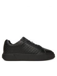 Calvin Klein Sneakersy Chunky Cupsole Laceup Lth Aop YM0YM01383 Czarny. Czarne buty sportowe casual CALVIN KLEIN, bez wzorów, ze skóry, bez zapięcia. Za 389.99 zł.