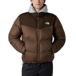 Kurtka THE NORTH FACE M SAIKURU JACKET Brązowy. Brązowe kurtki The North Face, m, bez wzorów, z puchu, bez kaptura. Za 839.99 zł.