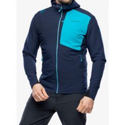 Kurtka softshell męska La Sportiva Descender Storm Jkt. Niebieskie kurtki La Sportiva, m, bez wzorów, z softshellu, bez kaptura. Za 962.00 zł.
