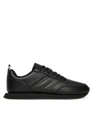 Calvin Klein Sneakersy Low Prof Runn Laceup Tape HM0HM01897 Czarny. Czarne buty sportowe casual CALVIN KLEIN, bez wzorów, ze skóry, bez zapięcia. Za 569.99 zł.